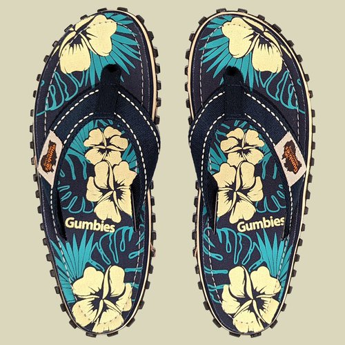 Gumbies Original Islander mehrfarbig UK 8 - Farbe blue hibiscus